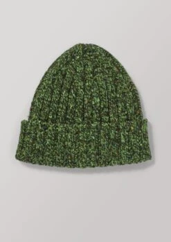 Donegal Wool Marl Hat | Green Marl