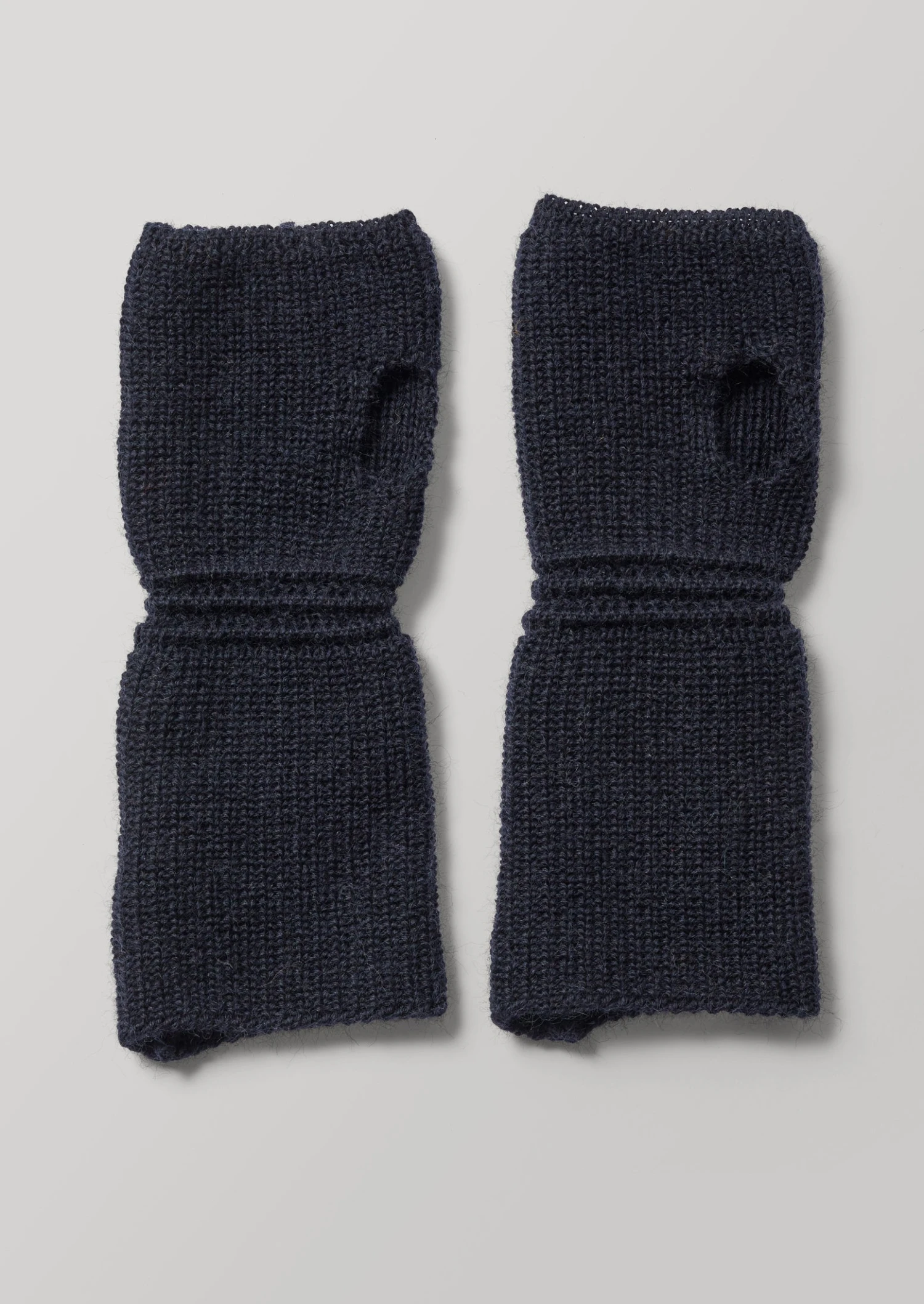 Heimat Wool Fingerless Gloves | Ink 4 Heimat Wool Fingerless Gloves | Ink - Image 2
