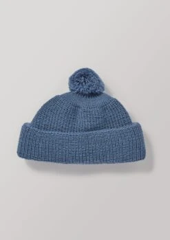 Heimat Signal Bobble Hat | Trail Blue