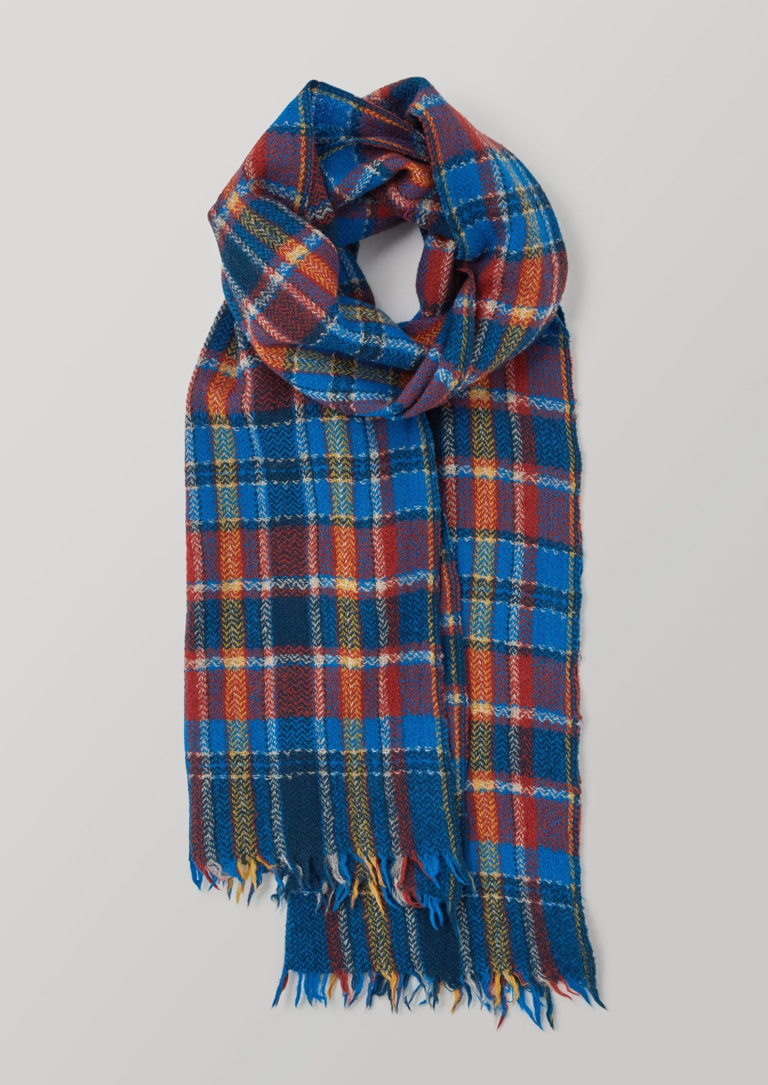 Moismont Wool Scarf | Navy Blue 3 Moismont Wool Scarf | Navy Blue