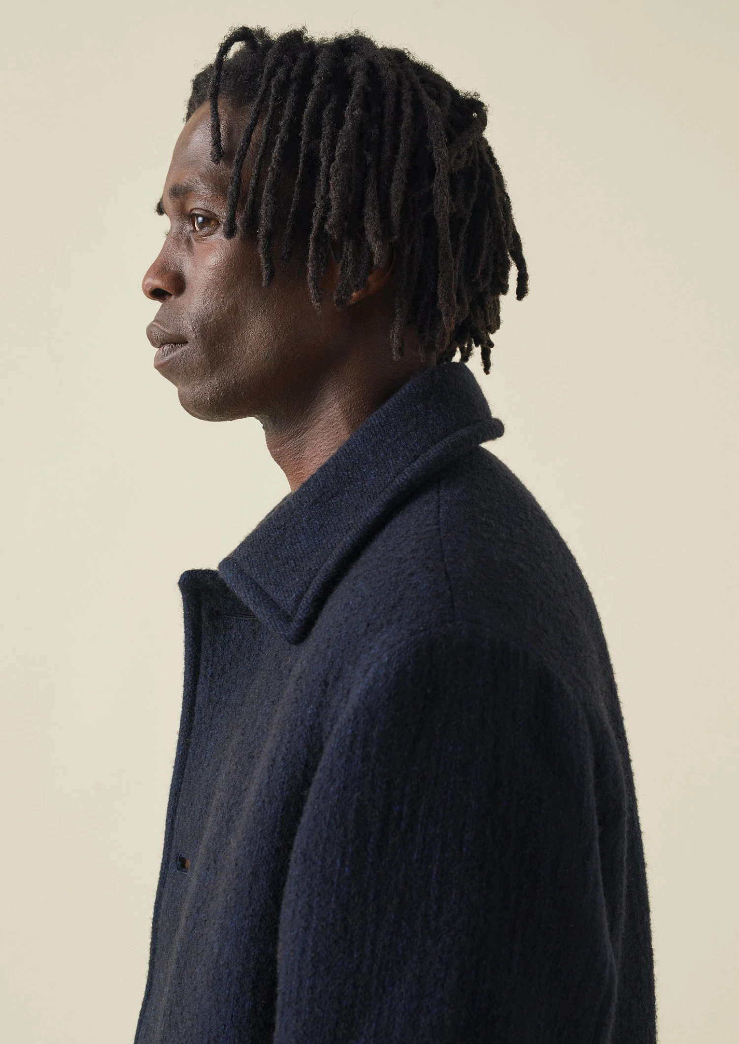 Single Breasted Car Coat | Indigo 8 Single Breasted Car Coat | Indigo - Image 6