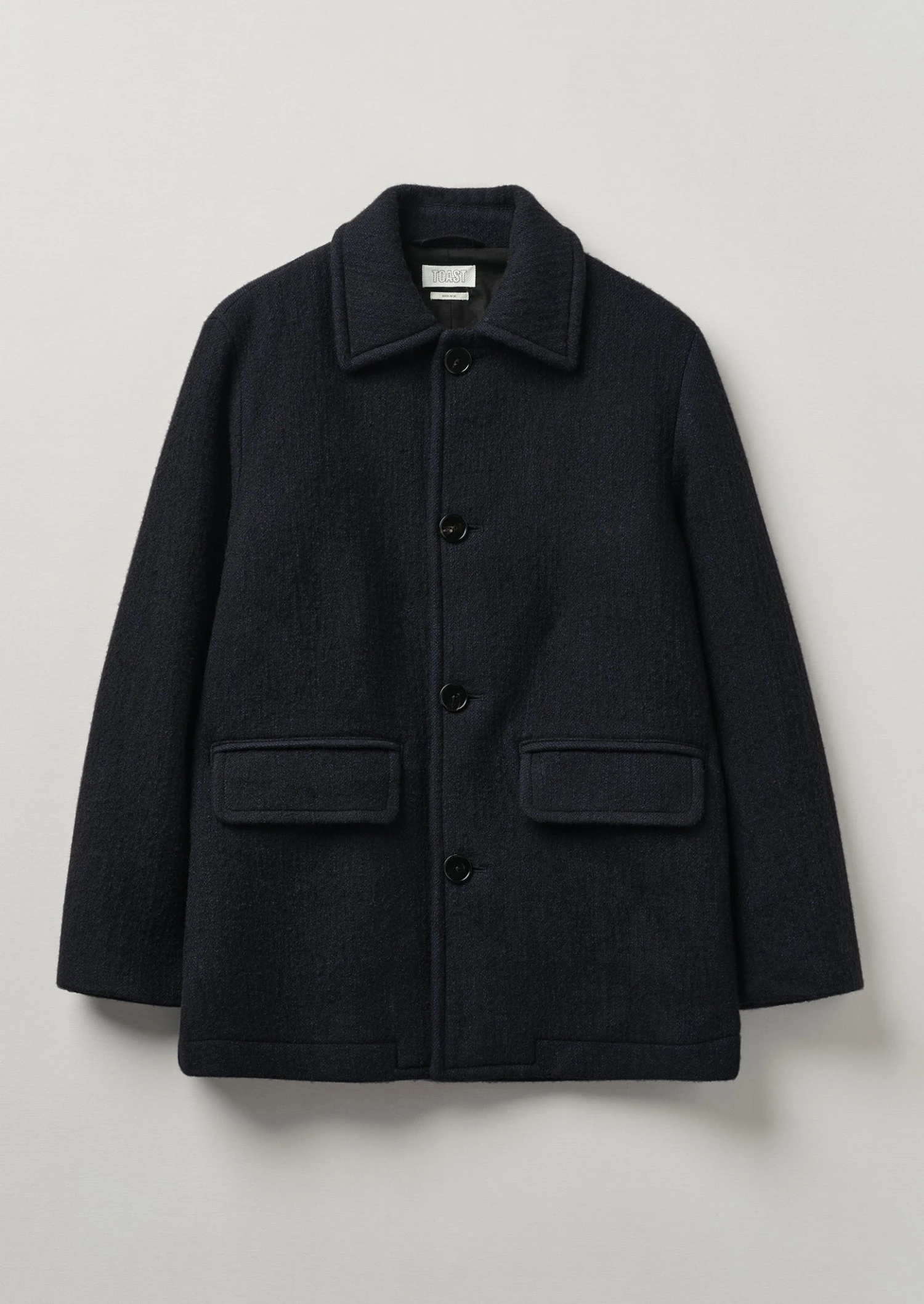 Single Breasted Car Coat | Indigo 3 Single Breasted Car Coat | Indigo