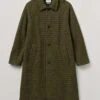 Houndstooth Wool Raglan Coat | Mustard/Multi 2 Houndstooth Wool Raglan Coat | Mustard/Multi -Novesta Store MCOTW04 mustardmulti 0