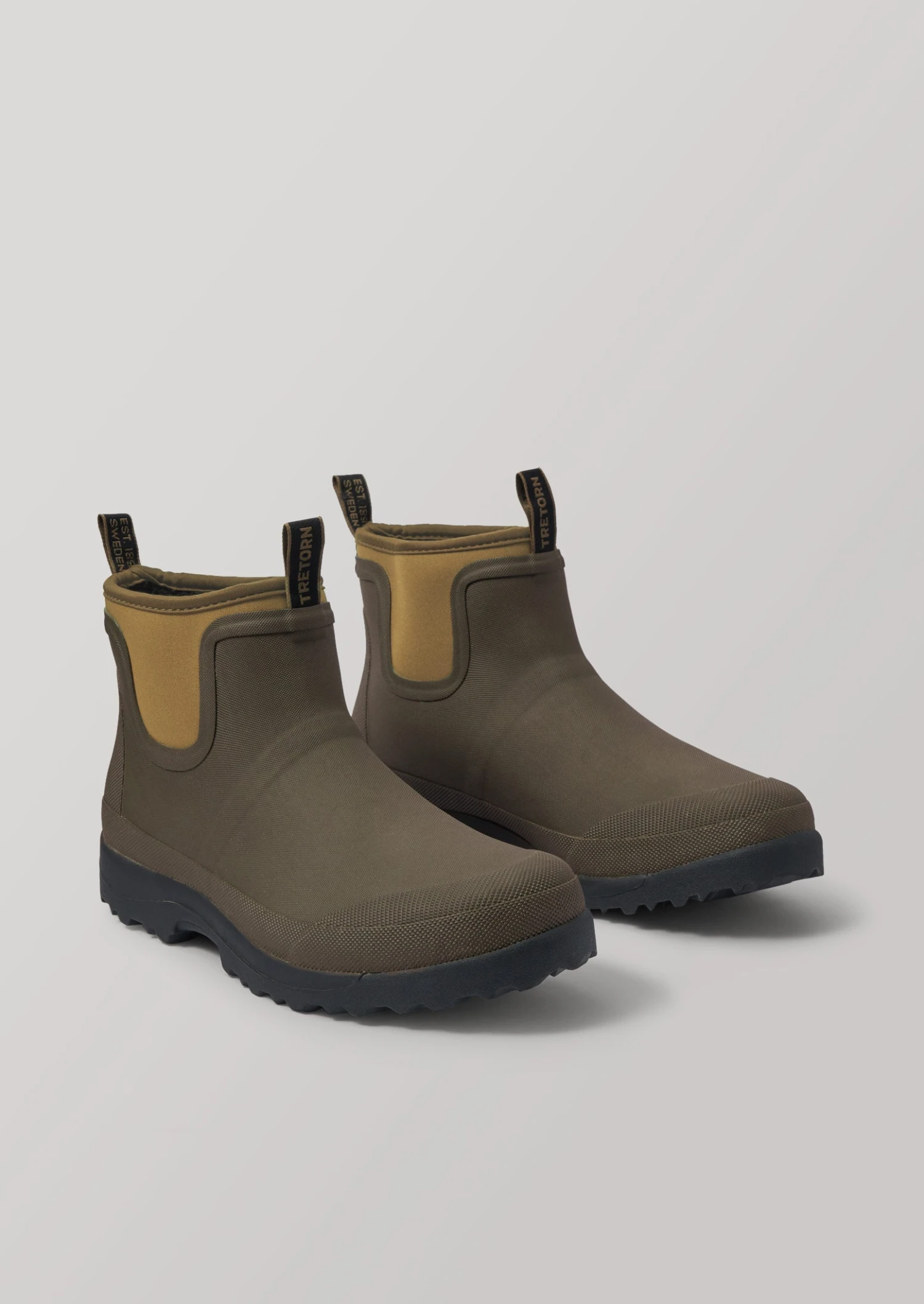 Tretorn Low Neo Winter Boots | Brown/Olive 3 Tretorn Low Neo Winter Boots | Brown/Olive