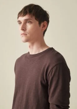 Frank Cotton Long Sleeve Tee | Hickory -Novesta Store MJESW03 2