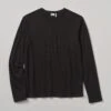 Frank Cotton Long Sleeve Tee | Carbon Black