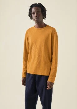 Frank Cotton Long Sleeve Tee | Bonfire -Novesta Store MJETW09 2