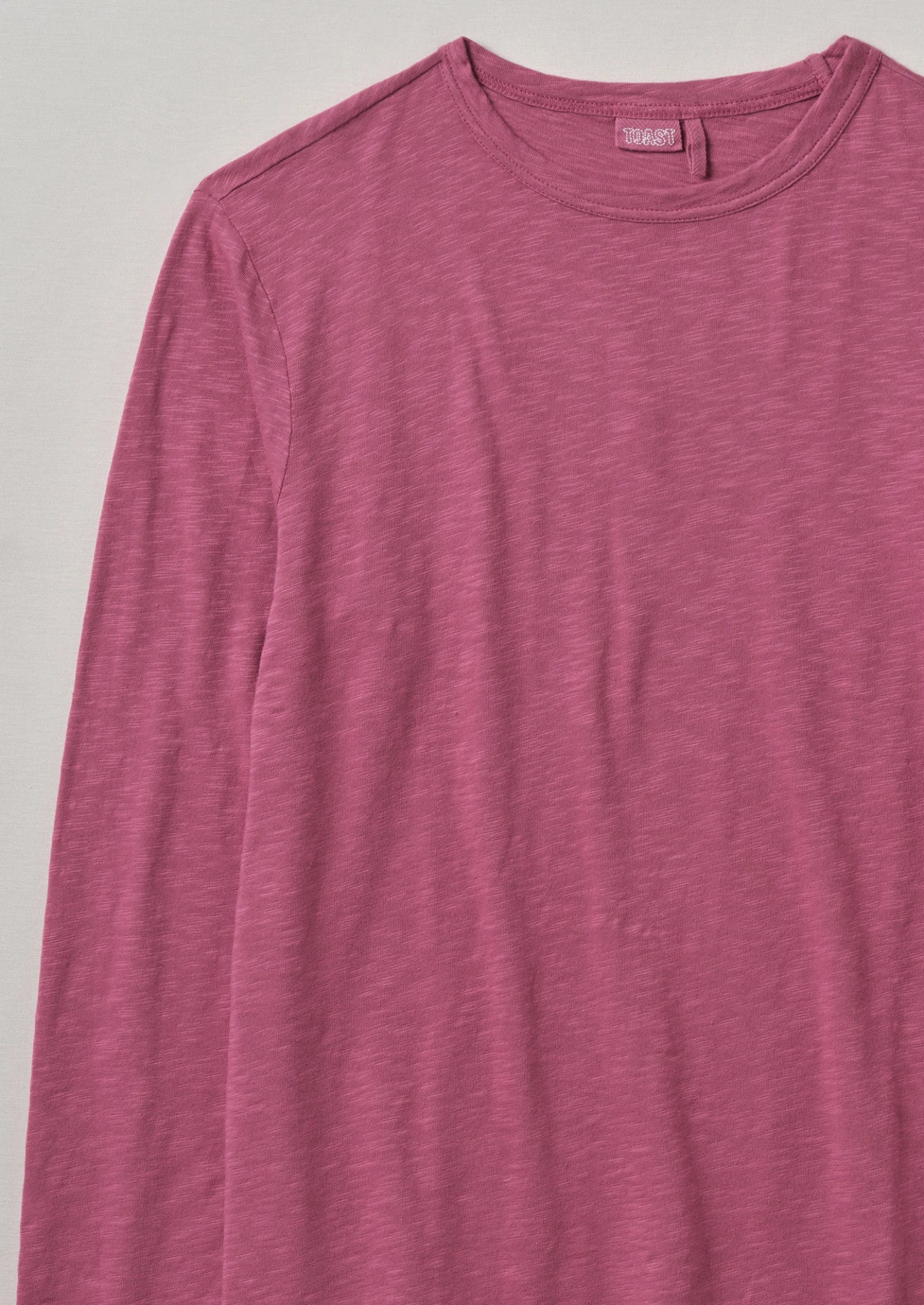 Frank Cotton Long Sleeve Tee | Berry 7 Frank Cotton Long Sleeve Tee | Berry - Image 5