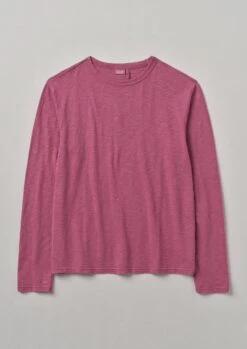 Frank Cotton Long Sleeve Tee | Berry