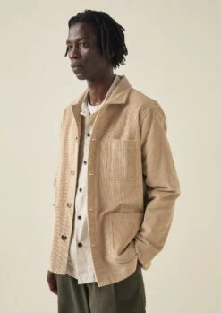 Arlo Organic Cord Jacket | Taupe 11 Arlo Organic Cord Jacket | Taupe -Novesta Store MJKTW06 3
