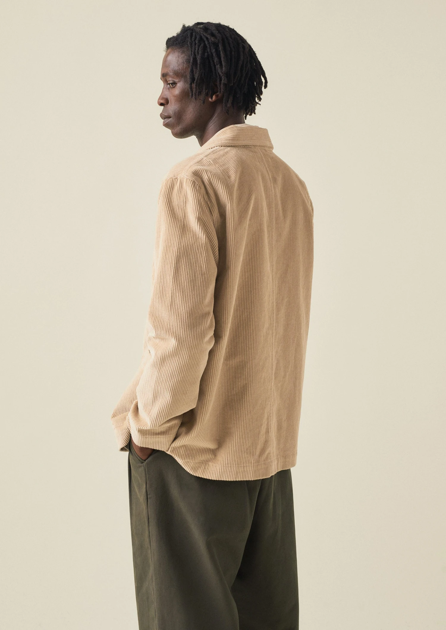 Arlo Organic Cord Jacket | Taupe 7 Arlo Organic Cord Jacket | Taupe - Image 5