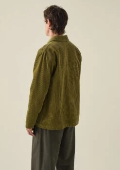 Arlo Organic Cord Jacket | Woodland Green -Novesta Store MJKTW06 8