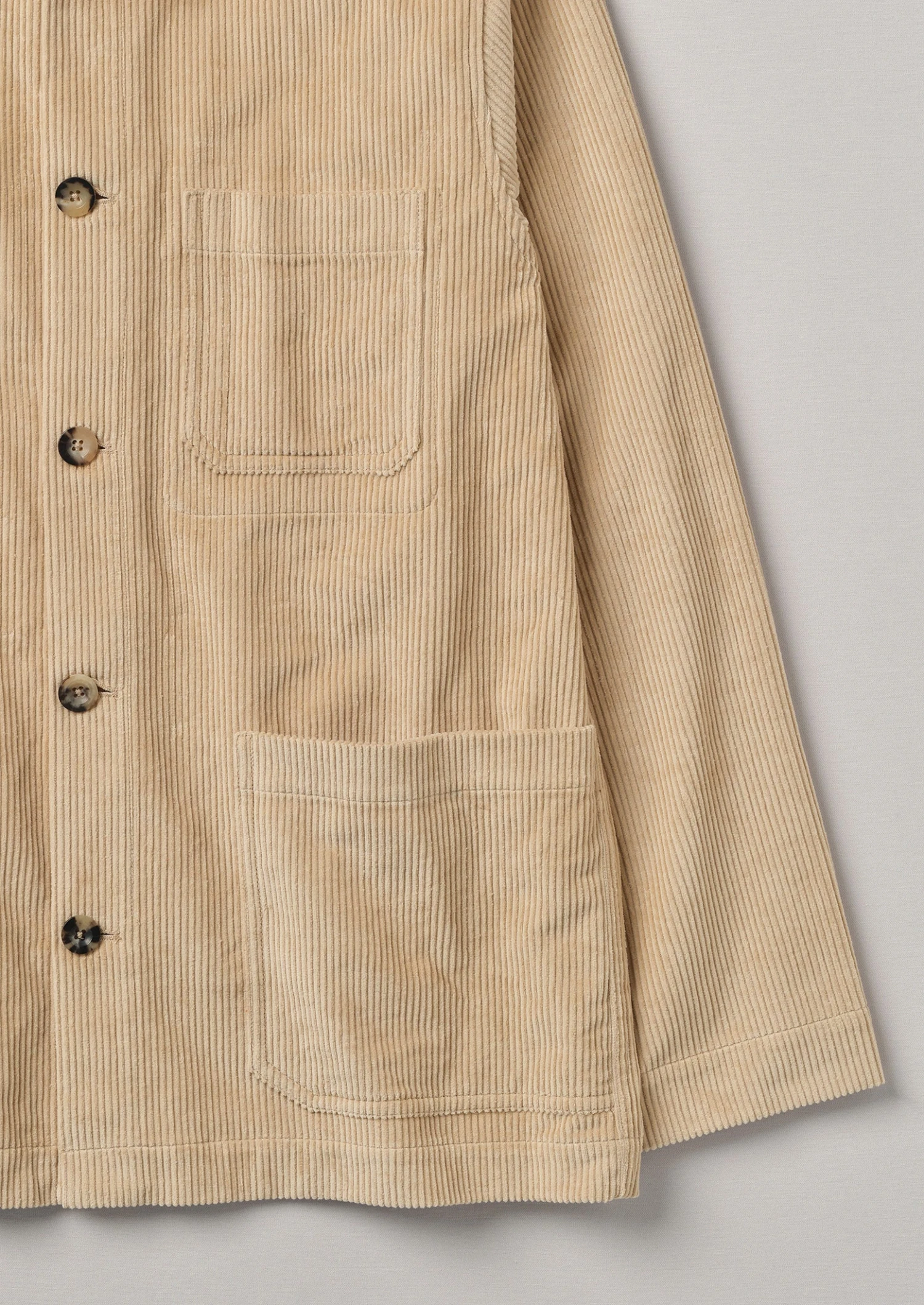 Arlo Organic Cord Jacket | Taupe 8 Arlo Organic Cord Jacket | Taupe - Image 6