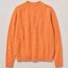 Crew Neck Wool Sweater | Clementine -Novesta Store MKNTW16 clementine 0
