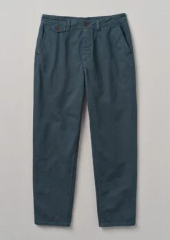 Norv Garment Dyed Tapered Trousers | Slate