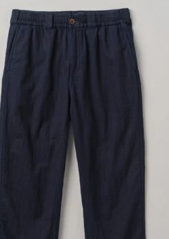 Double Faced Indigo Drawstring Trousers | Indigo -Novesta Store MTRTW04 6