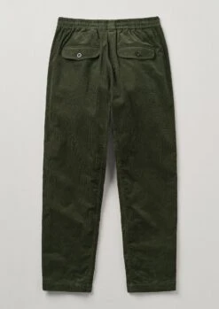 Organic Cord Drawstring Trousers | Tent Green 17 Organic Cord Drawstring Trousers | Tent Green -Novesta Store MTRTW12 16
