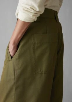 Garment Dyed Organic Cotton Tapered Trousers | Artichoke -Novesta Store MTRUS23 11