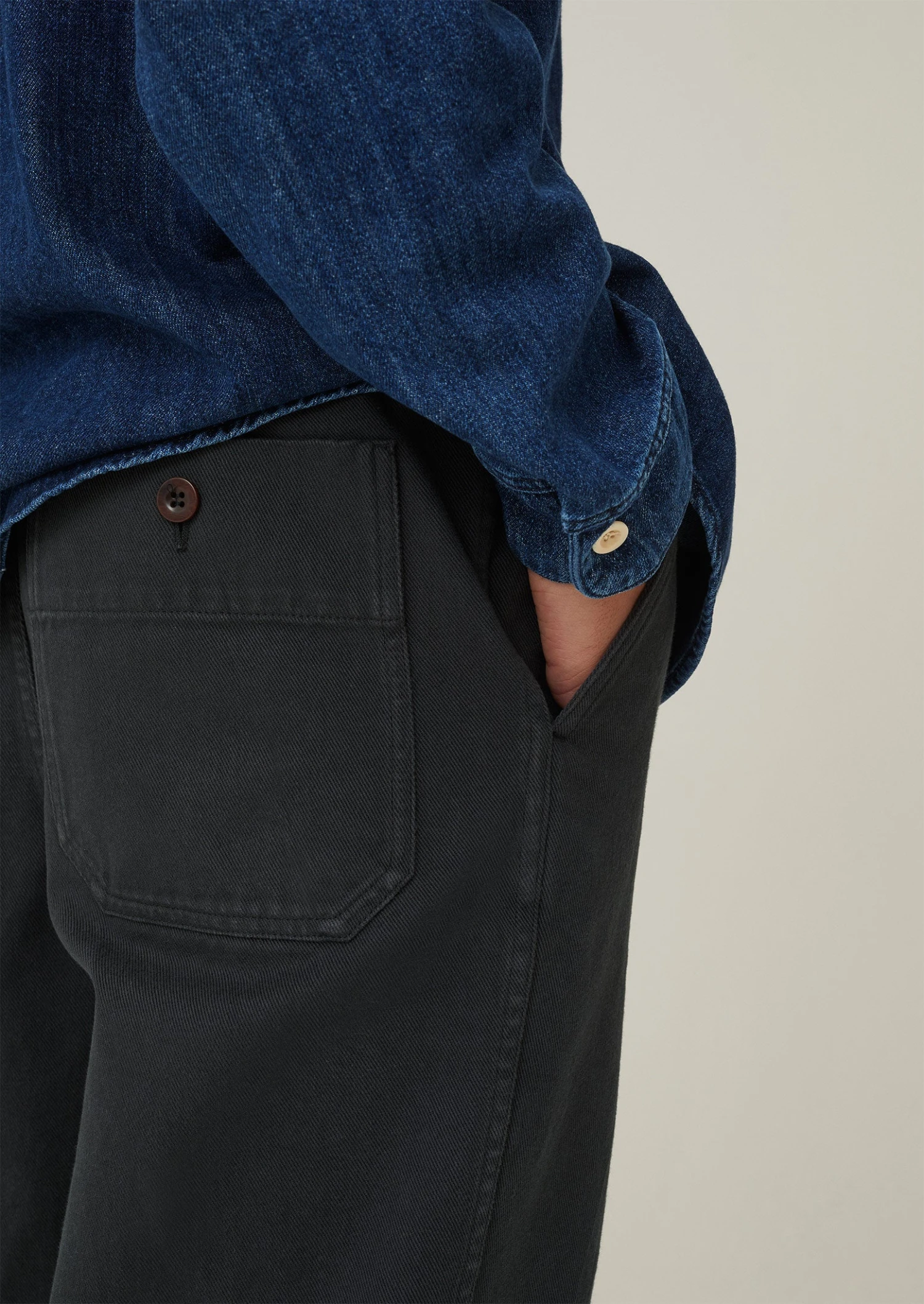 Patch Pocket Denim Shirt | Indigo 8 Patch Pocket Denim Shirt | Indigo - Image 6