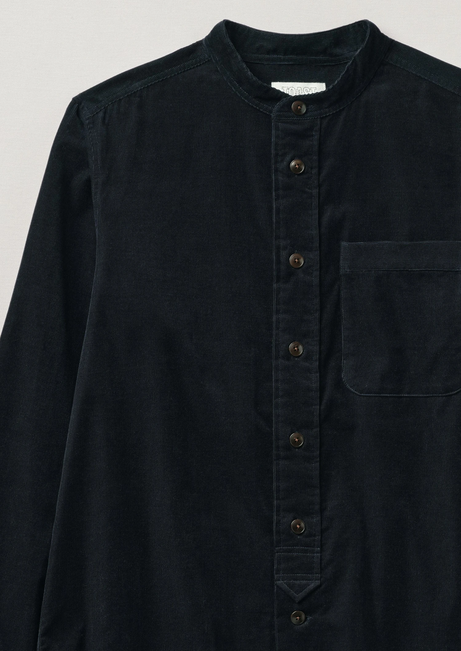 Jasper Organic Needlecord Shirt | Slate Blue 8 Jasper Organic Needlecord Shirt | Slate Blue - Image 6