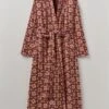 Tulip Print Cotton Flannel Gown | Root -Novesta Store NGOTW09 root 0