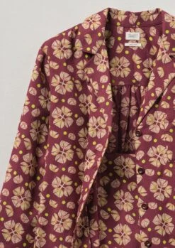 Tulip Print Cotton Flannel Pyjamas | Root 18 Tulip Print Cotton Flannel Pyjamas | Root -Novesta Store NPJTW07 5