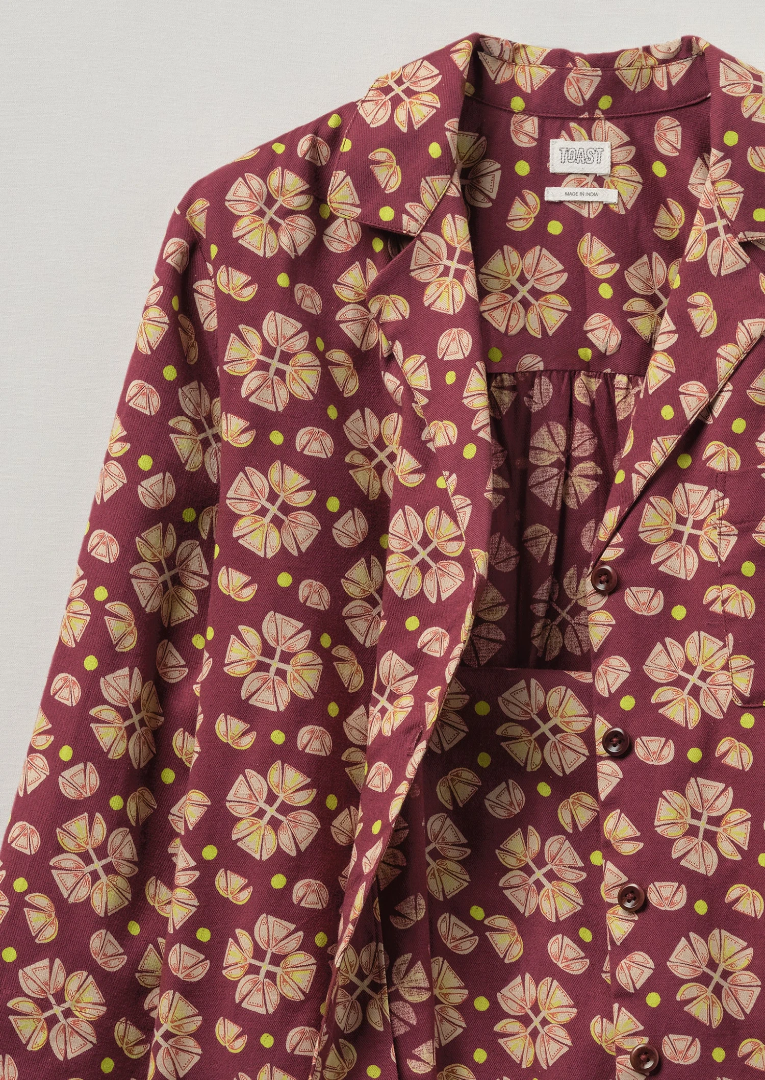 Tulip Print Cotton Flannel Pyjamas | Root 10 Tulip Print Cotton Flannel Pyjamas | Root - Image 8