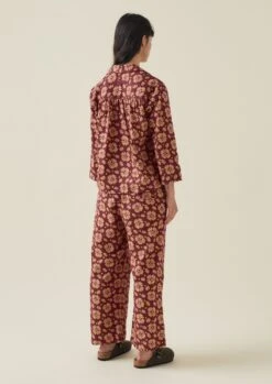 Tulip Print Cotton Flannel Pyjamas | Root 19 Tulip Print Cotton Flannel Pyjamas | Root -Novesta Store NPJTW07 6