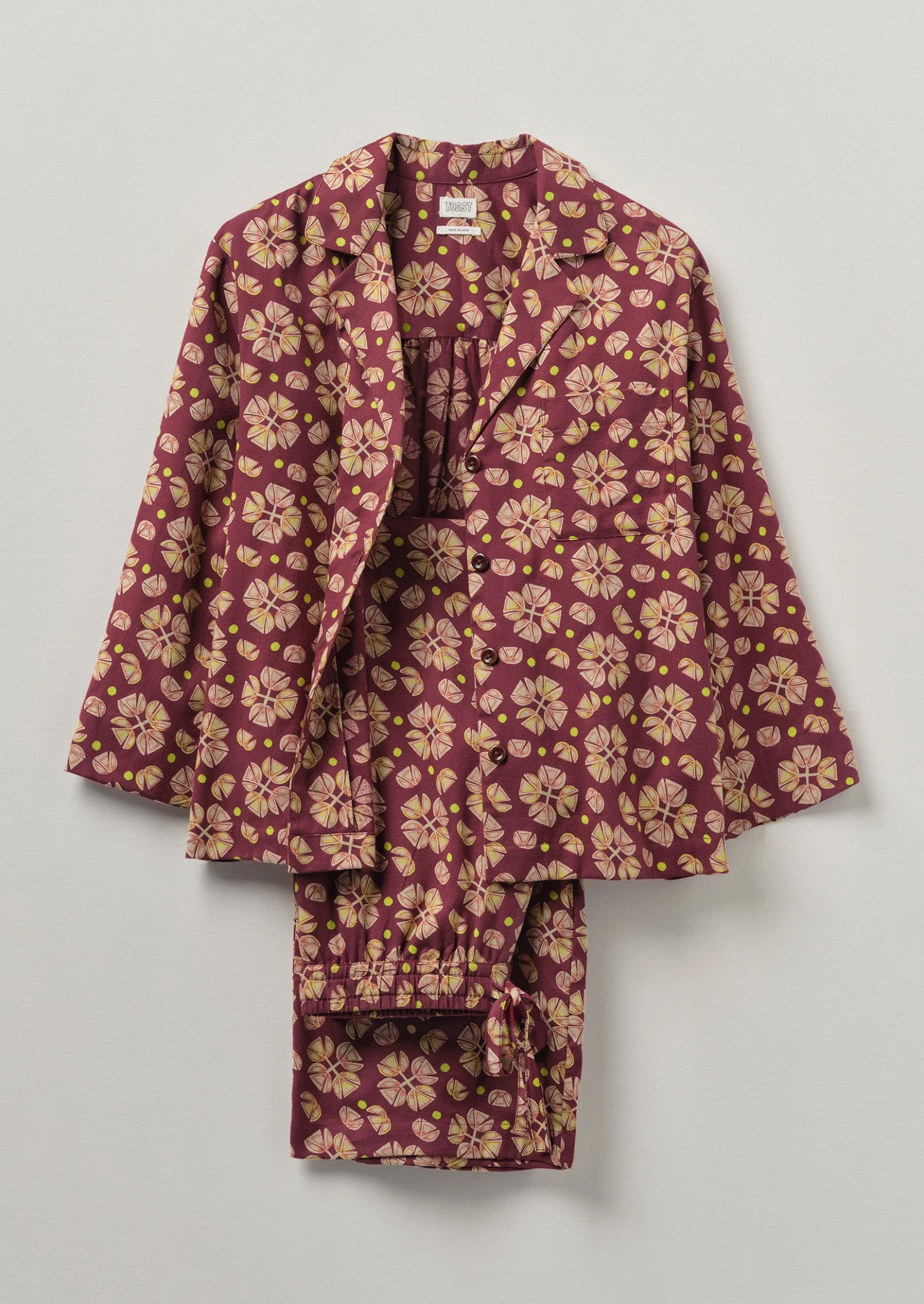 Tulip Print Cotton Flannel Pyjamas | Root 3 Tulip Print Cotton Flannel Pyjamas | Root