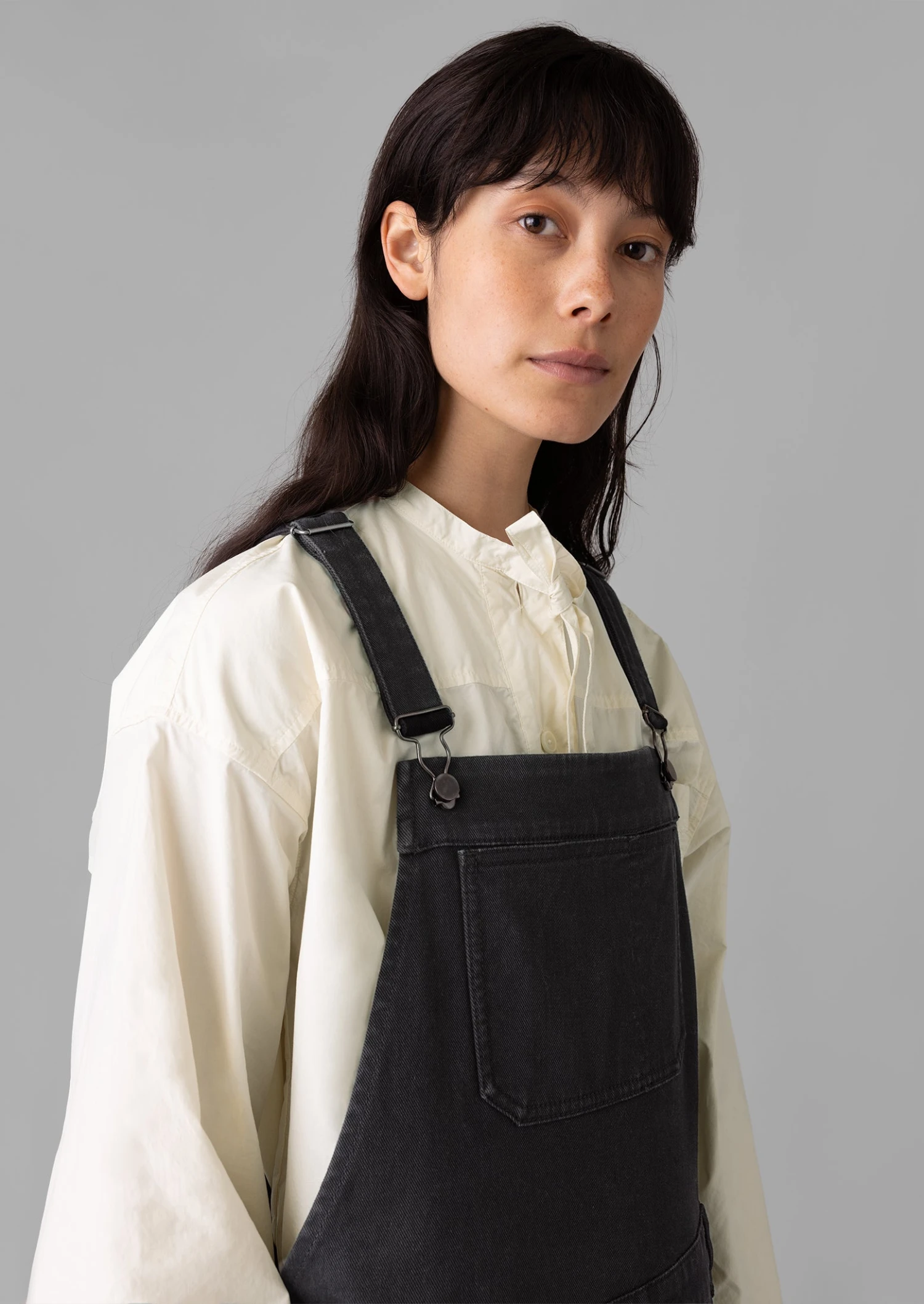Jessa Denim Dungarees | Black 5 Jessa Denim Dungarees | Black - Image 3