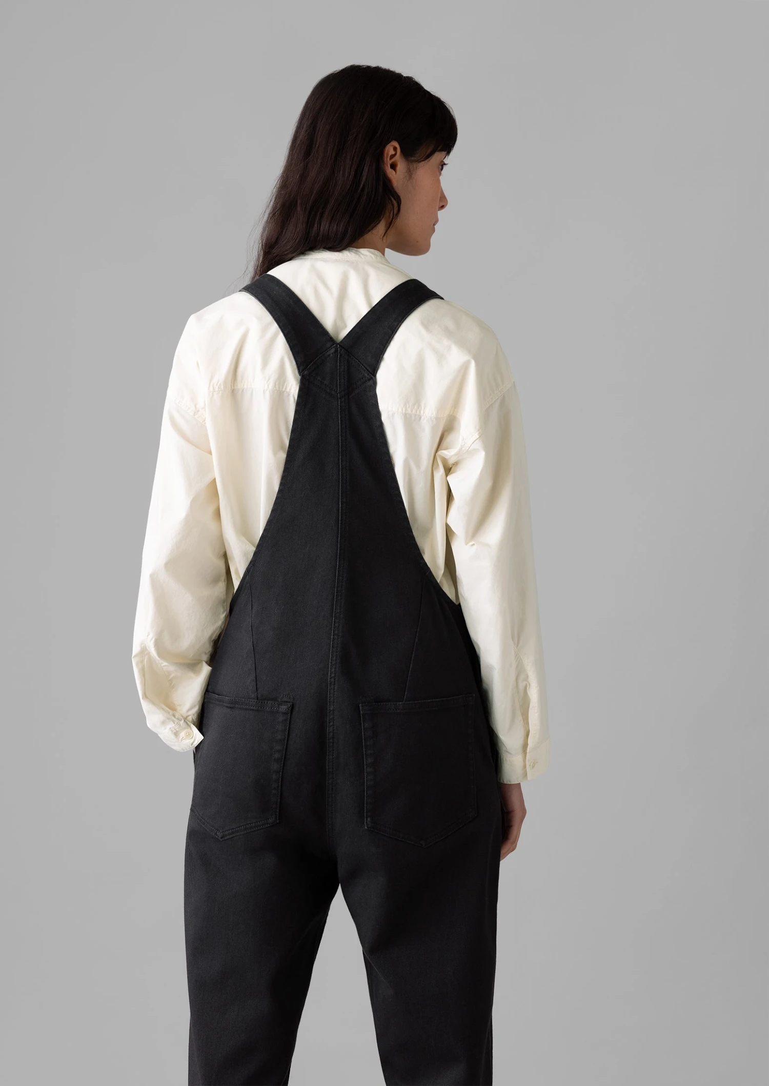 Jessa Denim Dungarees | Black 6 Jessa Denim Dungarees | Black - Image 4