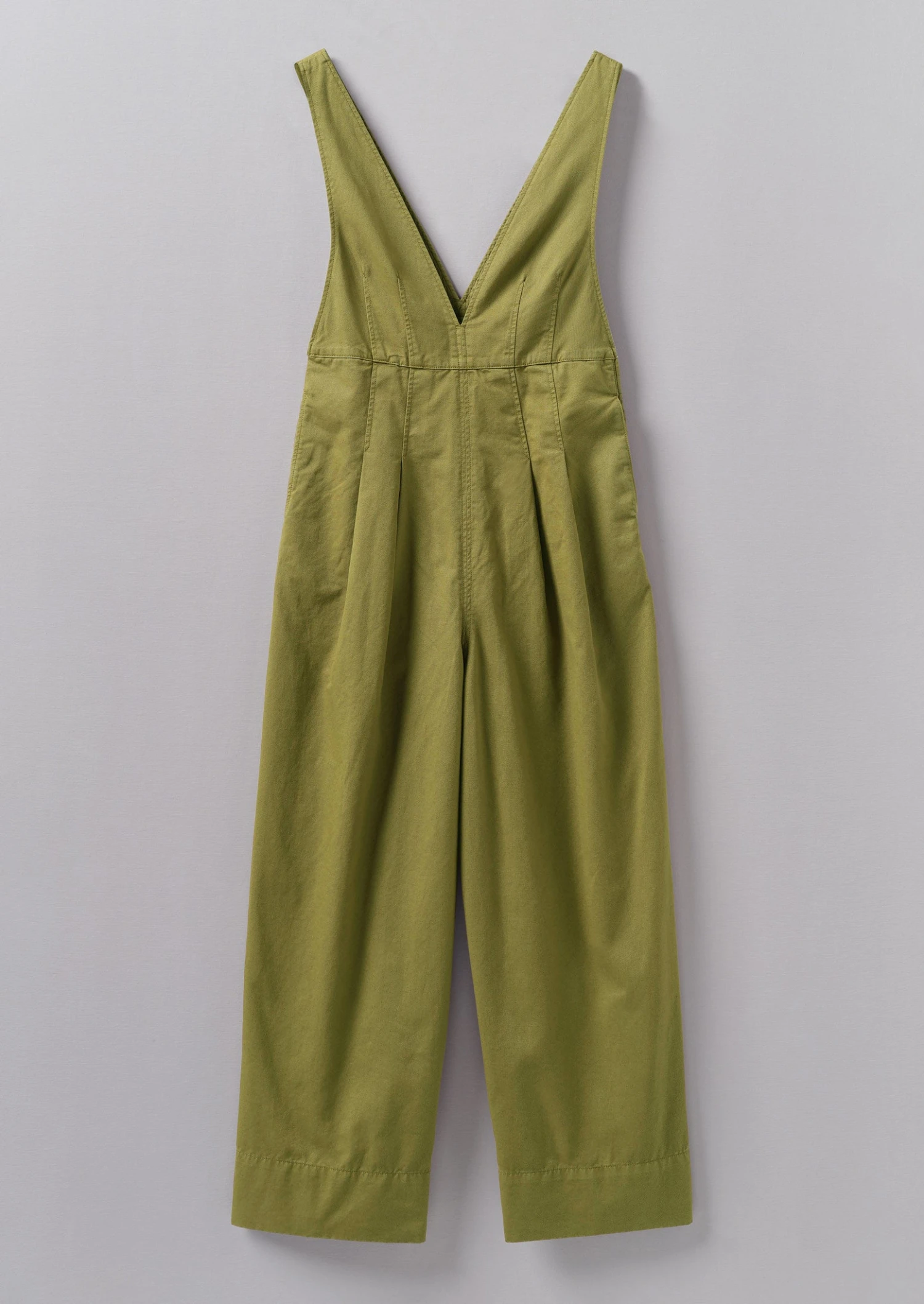 V-Neck Cotton Linen Twill Jumpsuit | Linden 3 V-Neck Cotton Linen Twill Jumpsuit | Linden