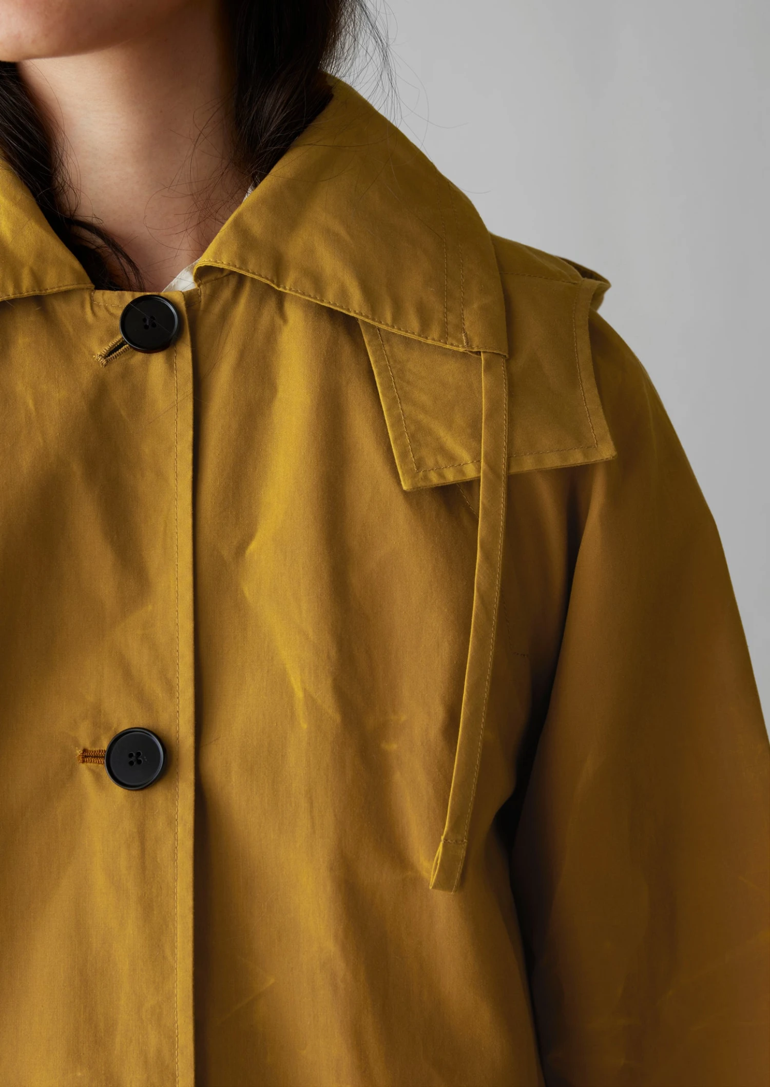 Waxed Cotton Raglan Anorak | Cumin 7 Waxed Cotton Raglan Anorak | Cumin - Image 5