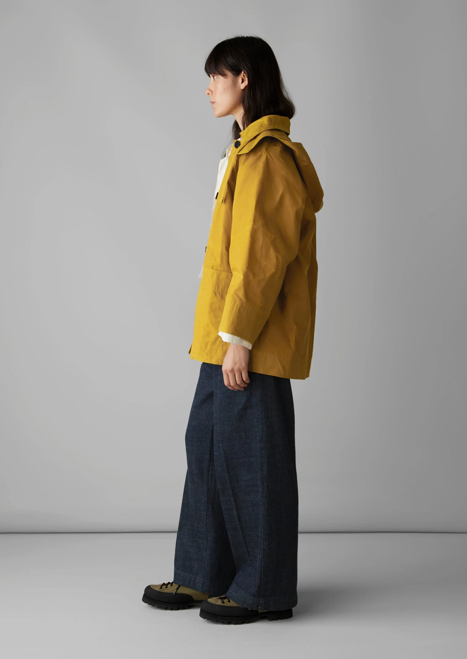 Waxed Cotton Raglan Anorak | Cumin 9 Waxed Cotton Raglan Anorak | Cumin - Image 7