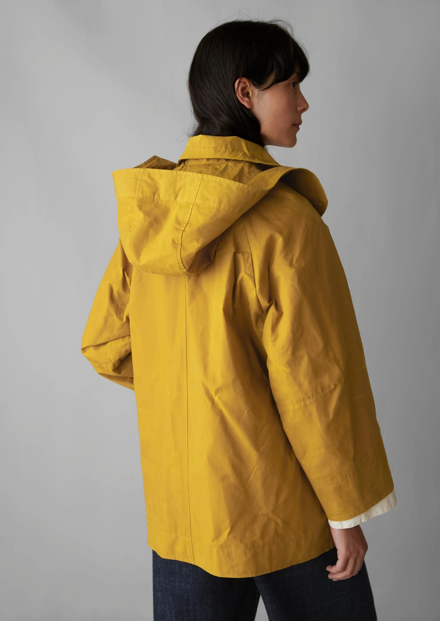 Waxed Cotton Raglan Anorak | Cumin 10 Waxed Cotton Raglan Anorak | Cumin - Image 8