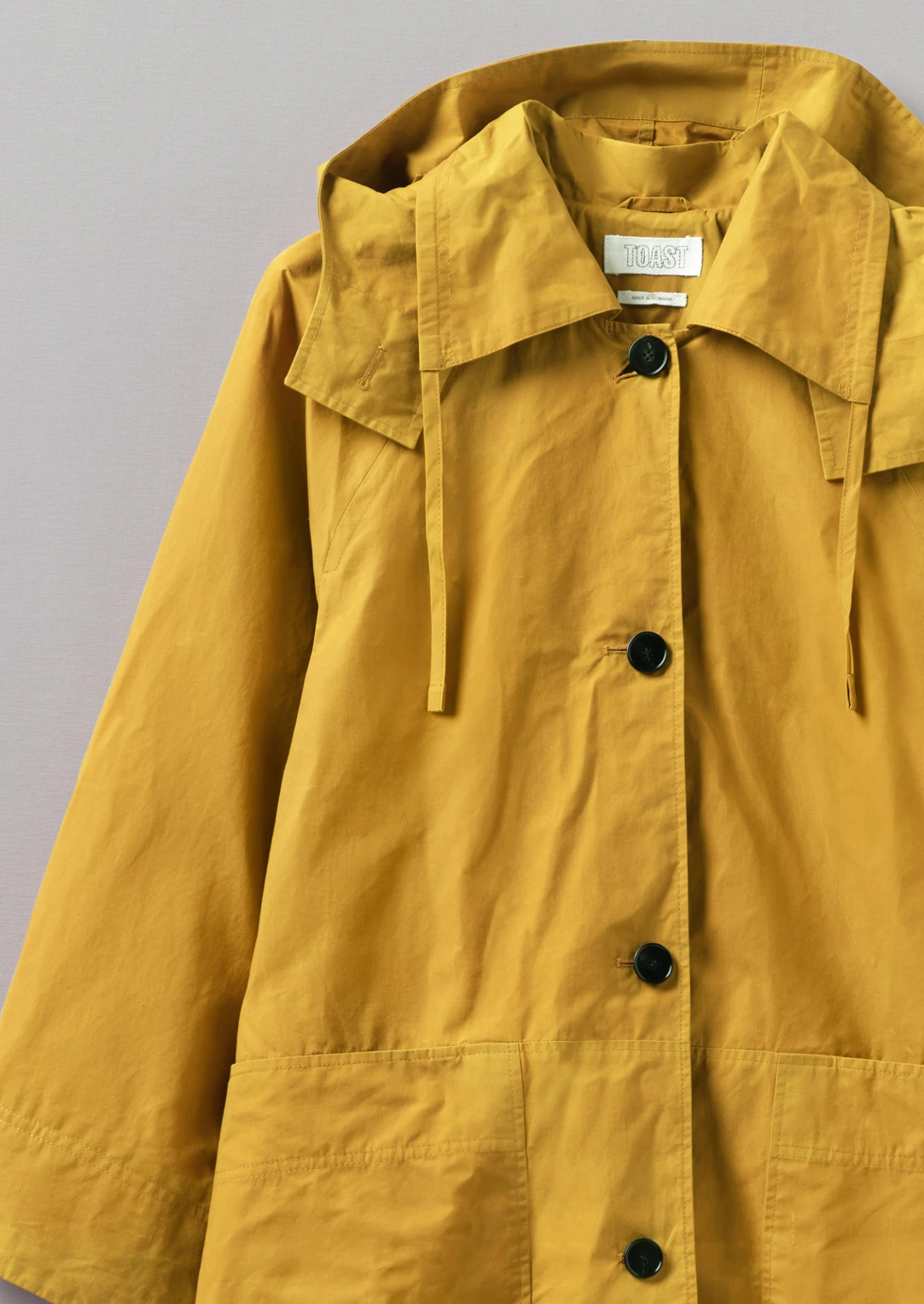 Waxed Cotton Raglan Anorak | Cumin 12 Waxed Cotton Raglan Anorak | Cumin - Image 10