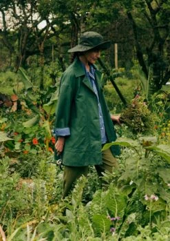 A Line Cotton Linen Canvas Coat | Juniper -Novesta Store WCOUS03 2