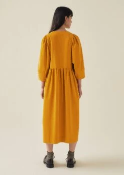 Maya Organic Cotton Needlecord Dress | Bonfire -Novesta Store WDRTW08 4