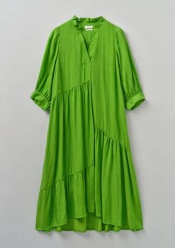 Tiered Crinkle Twill Dress | Spruce