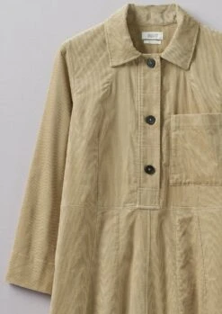 Open Collar Needlecord Shirt Dress | Bulrush -Novesta Store WDRUS49 6