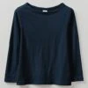 Garment Dyed Boat Neck Tee | Dark Navy 1 Garment Dyed Boat Neck Tee | Dark Navy -Novesta Store WJERW06 darknavy