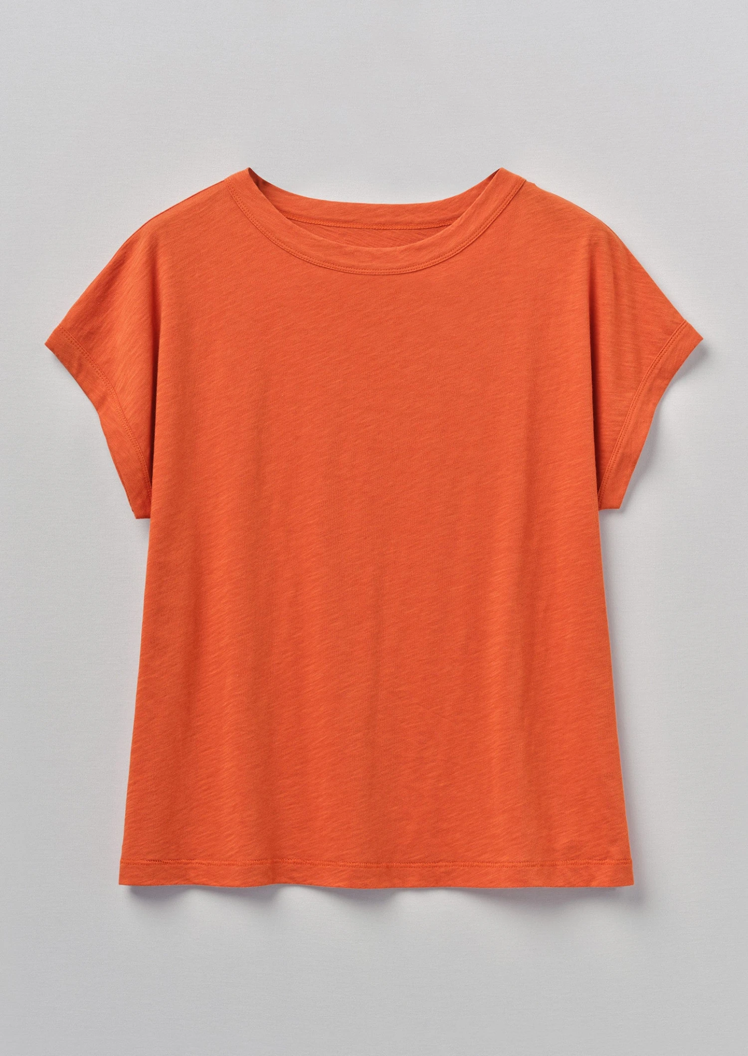 Organic Cotton Easy Tee | Mango 3 Organic Cotton Easy Tee | Mango