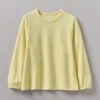 Cotton Jersey Raglan Sweatshirt | Yellow -Novesta Store WJEUS08 yellow 0