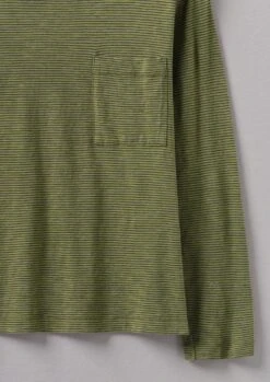 Patch Pocket Organic Cotton Tee | Olive Leaf -Novesta Store WJEUS26 5