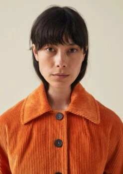 Organic Cord Swingy Jacket | Auburn 14 Organic Cord Swingy Jacket | Auburn -Novesta Store WJKTW06 10