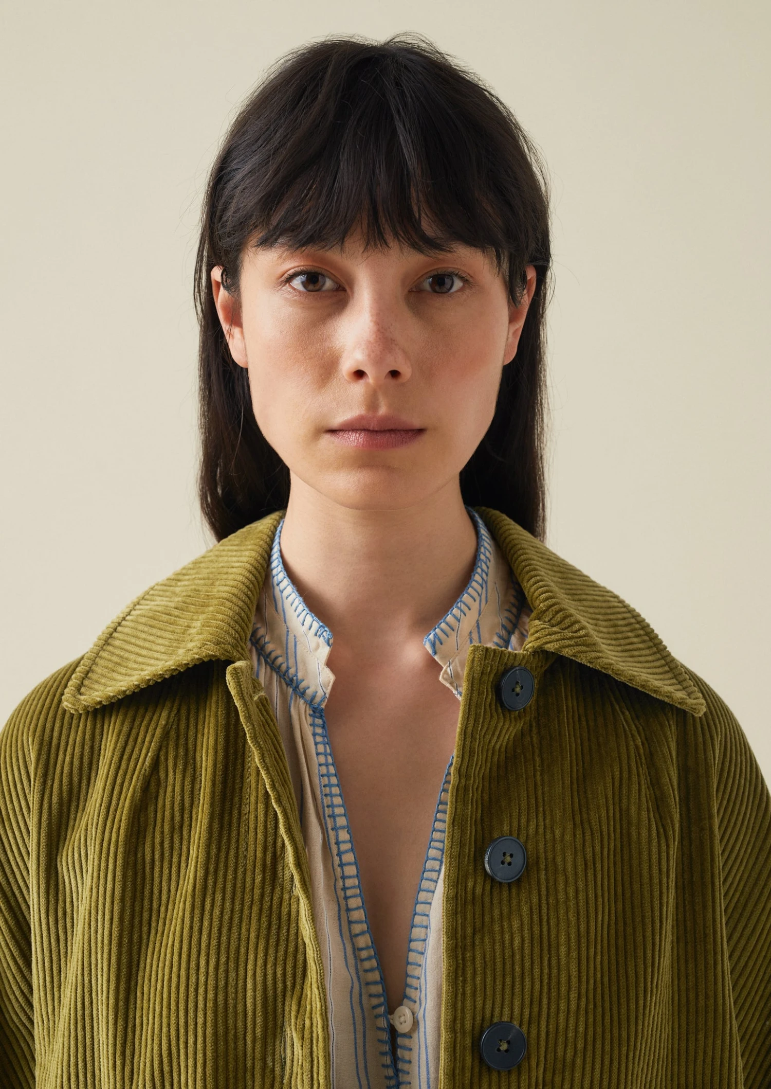 Organic Cord Swingy Jacket | Woodland Green 7 Organic Cord Swingy Jacket | Woodland Green - Image 5