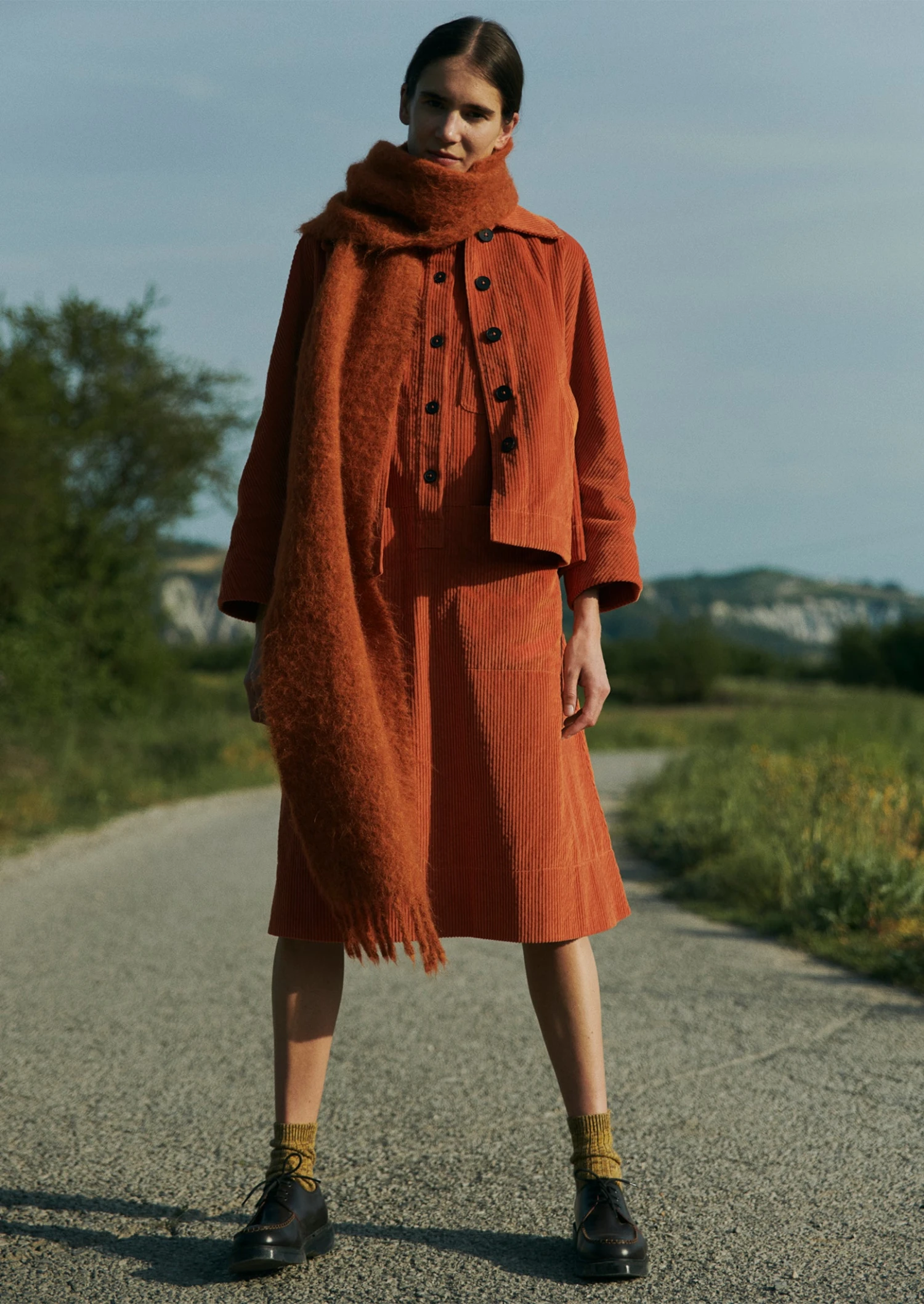 Organic Cord Swingy Jacket | Auburn 4 Organic Cord Swingy Jacket | Auburn - Image 2