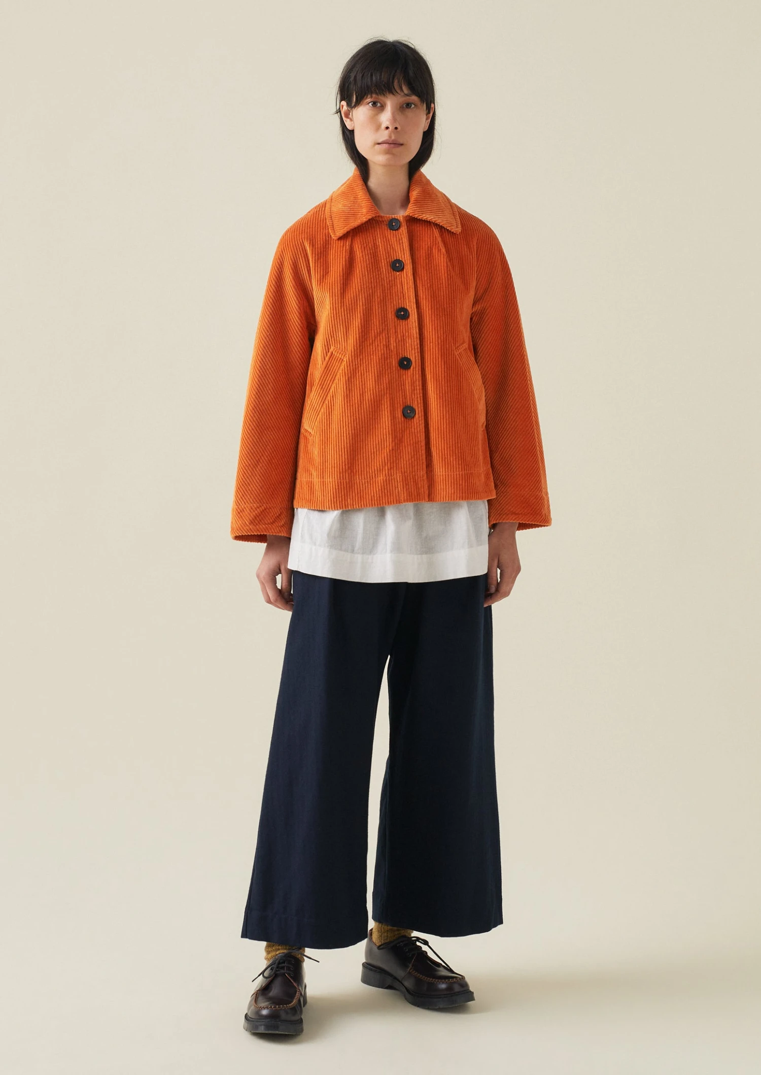 Organic Cord Swingy Jacket | Auburn 5 Organic Cord Swingy Jacket | Auburn - Image 3
