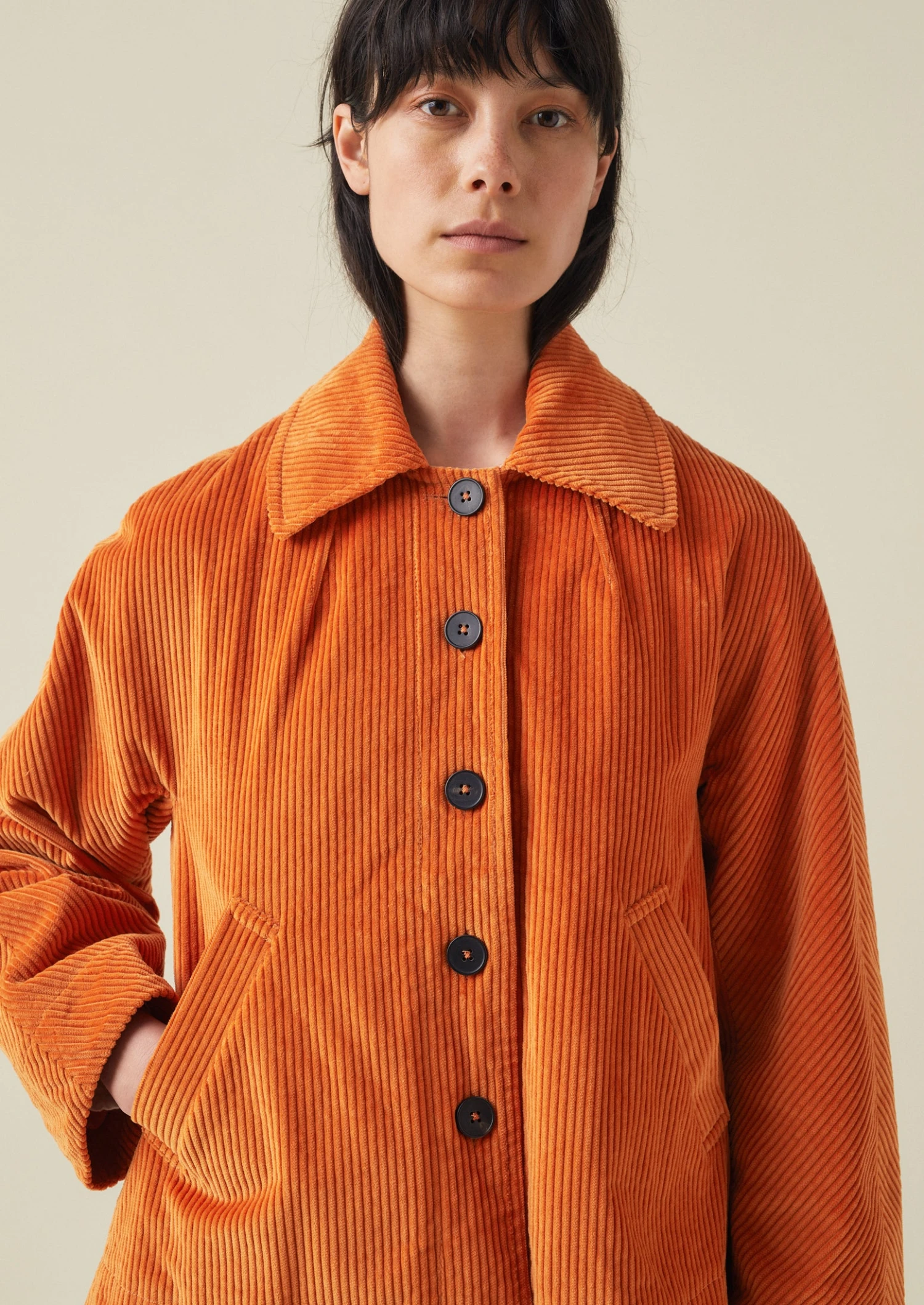 Organic Cord Swingy Jacket | Auburn 6 Organic Cord Swingy Jacket | Auburn - Image 4