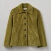 Organic Cord Swingy Jacket | Woodland Green